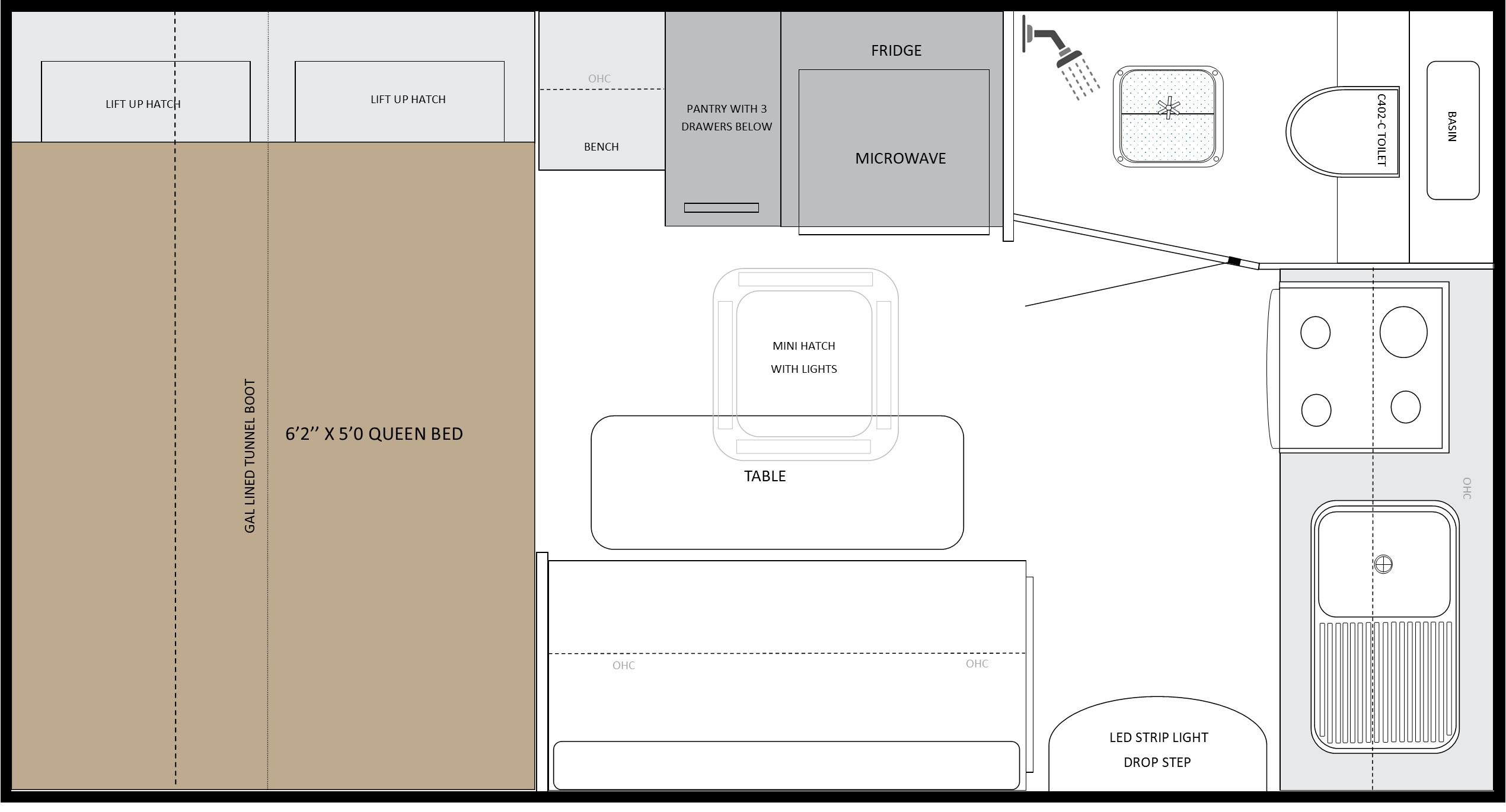 Summit 14' layout