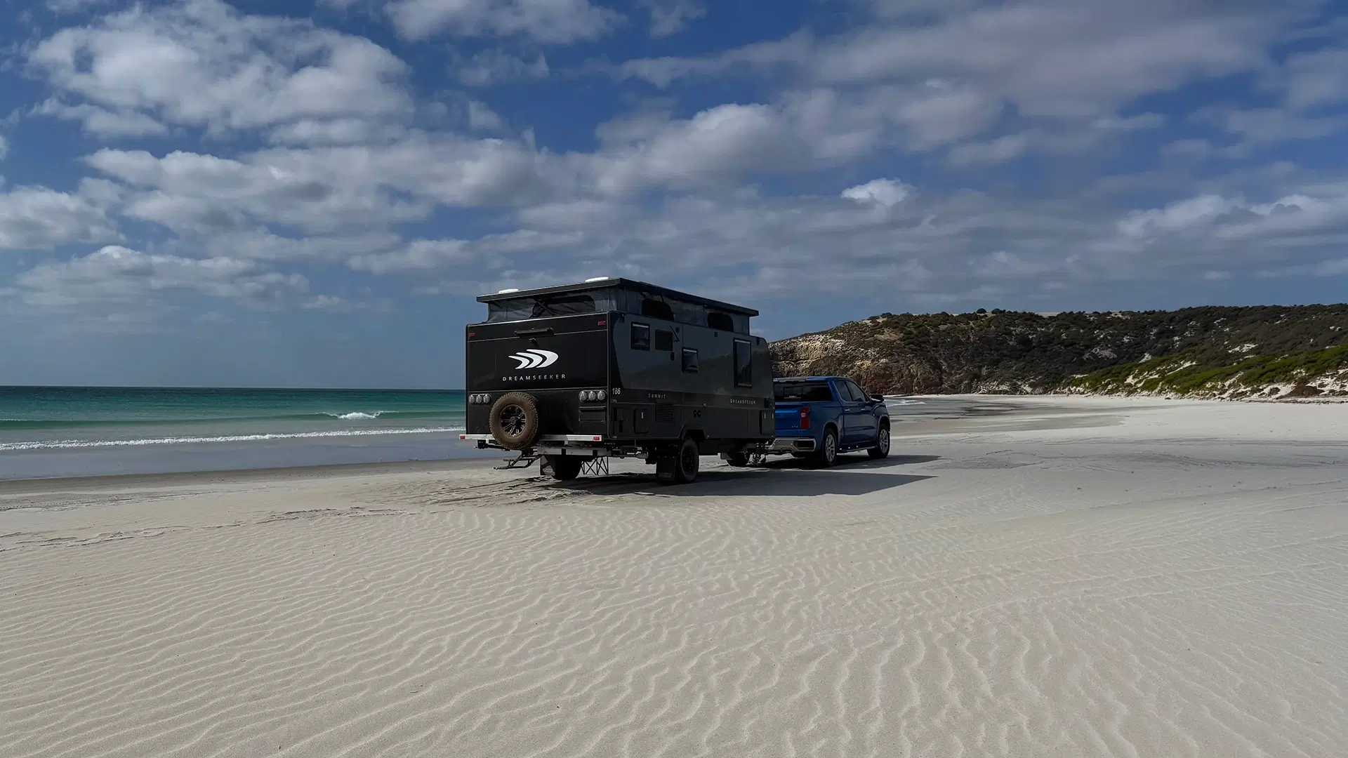 Caravan in for scheduled service