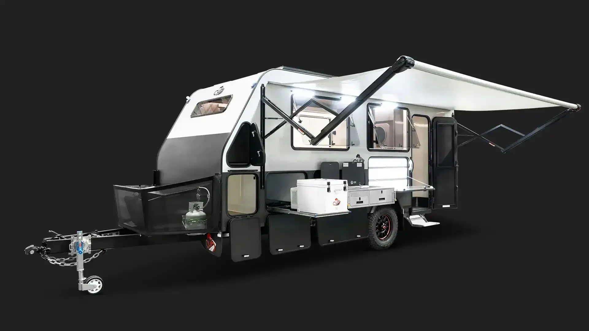 C16: Spacious caravan interior